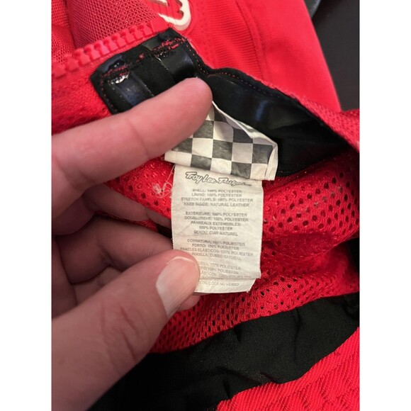 Troy Lee Designs GP Pants Mens 28 Red Motocross BMX MX Offroad Racing Adult - Picture 6 of 7